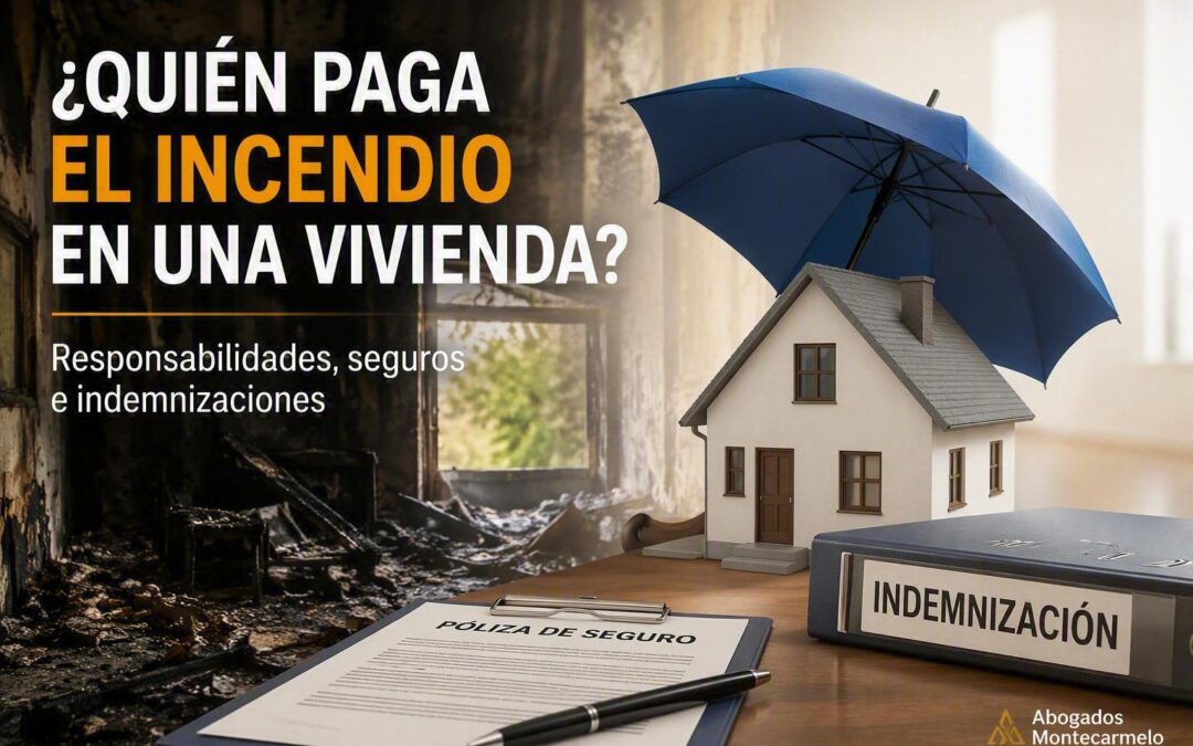¿Quién paga los daños de un incendio en una vivienda?