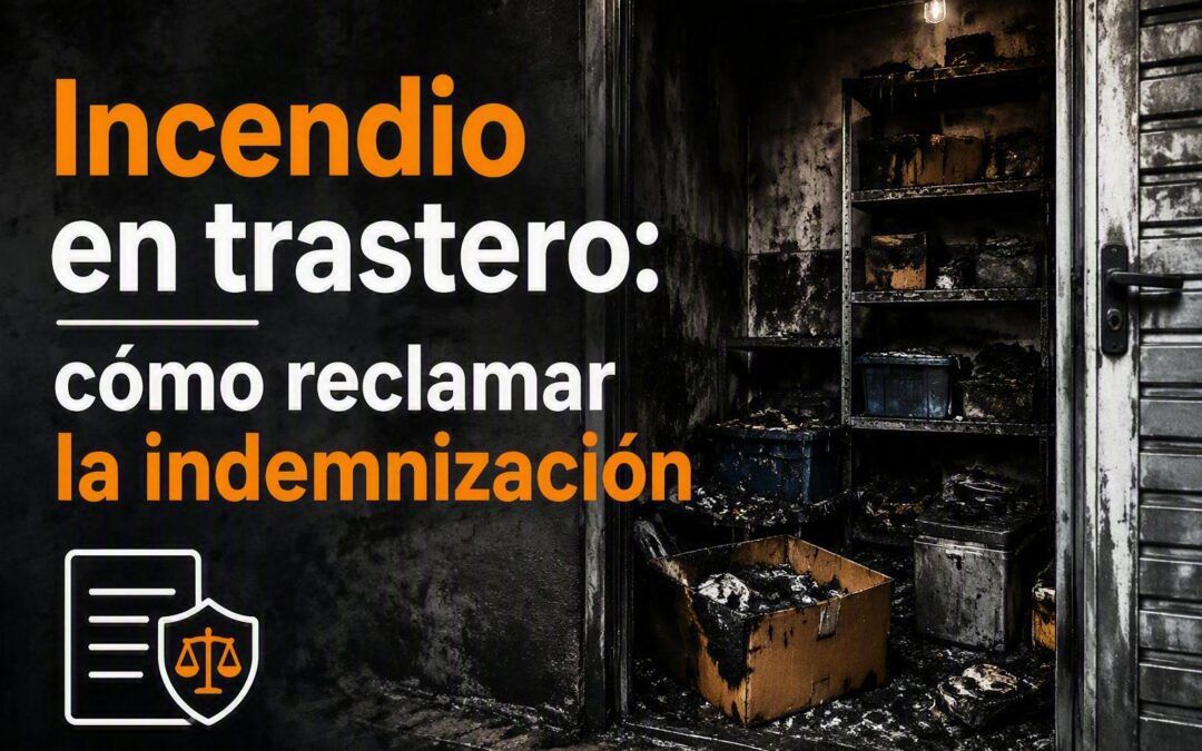 Incendio en un trastero: quién paga los daños y cómo reclamar la indemnización